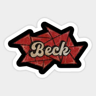 Beck - Red Diamond Sticker